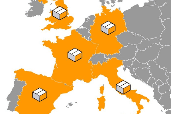 Map of Countries in Europe