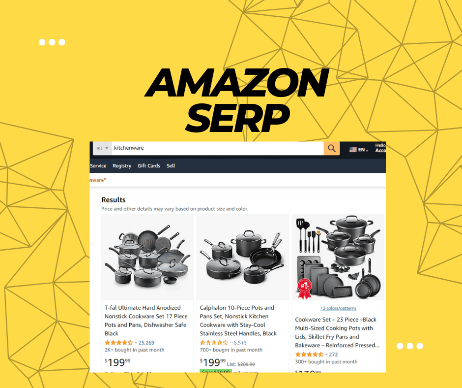amazon serp